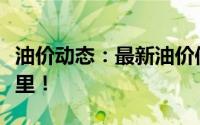 油价动态：最新油价信息，你需要的答案在这里！