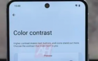 Android 15的颜色对比度设置将使应用程序更易于阅读