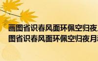 画图省识春风面环佩空归夜月魂空字（2024年04月29日画图省识春风面环佩空归夜月魂）