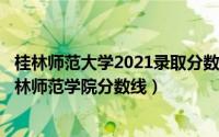 桂林师范大学2021录取分数线是多少（2024年04月30日桂林师范学院分数线）