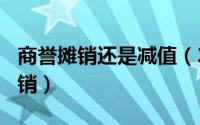 商誉摊销还是减值（2024年04月30日商誉摊销）