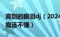 离别的眼泪dj（2024年04月30日离别的眼泪我还不懂）