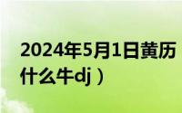 2024年5月1日黄历（2024年05月01日你牛什么牛dj）