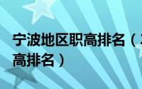 宁波地区职高排名（2024年05月02日宁波职高排名）