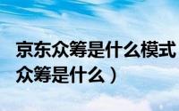 京东众筹是什么模式（2024年05月03日京东众筹是什么）