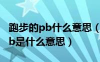 跑步的pb什么意思（2024年05月03日跑步pb是什么意思）