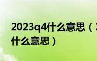 2023q4什么意思（2024年05月06日ftm是什么意思）