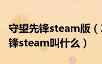 守望先锋steam版（2024年05月07日守望先锋steam叫什么）