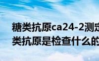 糖类抗原ca24-2测定（2024年05月11日糖类抗原是检查什么的）