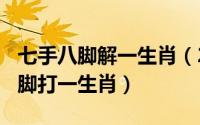 七手八脚解一生肖（2024年05月13日七手八脚打一生肖）