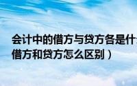 会计中的借方与贷方各是什么意思（2024年05月14日会计借方和贷方怎么区别）