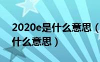 2020e是什么意思（2024年05月14日rtc是什么意思）