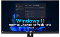 如何在 Windows 11 上更改显示器的刷新率