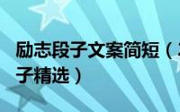 励志段子文案简短（2024年05月17日励志段子精选）