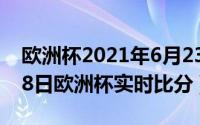 欧洲杯2021年6月23号比分（2024年05月18日欧洲杯实时比分）