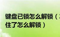 键盘已锁怎么解锁（2024年05月18日键盘锁住了怎么解锁）