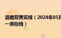 道路双黄实线（2024年05月22日路中心的双黄实线属于哪一类标线）