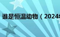 谁是恒温动物（2024年05月24日恒温动物）