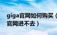 giga官网如何购买（2024年05月25日giga官网进不去）