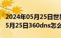 2024年05月25日世界预防中风日（2024年05月25日360dns怎么设置）