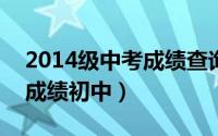 2014级中考成绩查询（2024年05月28日查成绩初中）