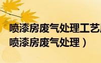 喷漆房废气处理工艺原理（2024年05月28日喷漆房废气处理）