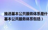 推进基本公共服务体系是什么时候开始（2024年05月30日基本公共服务体系包括）