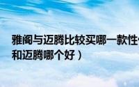 雅阁与迈腾比较买哪一款性价比高（2024年06月01日雅阁和迈腾哪个好）