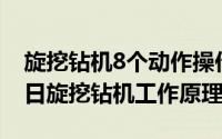 旋挖钻机8个动作操作演示（2024年06月03日旋挖钻机工作原理）