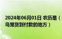 2024年06月01日 农历是（2024年06月03日有没有买画眉鸟笼货到付款的地方）