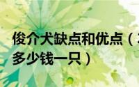 俊介犬缺点和优点（2024年06月04日俊介犬多少钱一只）