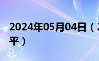 2024年05月04日（2024年06月04日九通一平）