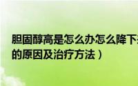 胆固醇高是怎么办怎么降下来（2024年06月05日胆固醇高的原因及治疗方法）