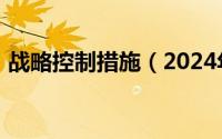 战略控制措施（2024年06月06日战略控制）