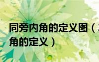 同旁内角的定义图（2024年06月07日同旁内角的定义）