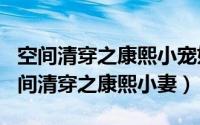 空间清穿之康熙小宠妃（2024年06月09日空间清穿之康熙小妻）