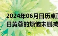 2024年06月日历桌面壁纸（2024年06月10日黄蓉的烦恼未删减版）