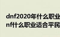 dnf2020年什么职业好（2024年06月12日dnf什么职业适合平民玩）