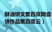 酥油饼文集百度网盘（2024年06月13日酥油饼作品集百度云）