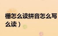 栅怎么读拼音怎么写（2024年06月13日栅怎么读）