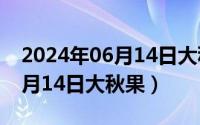 2024年06月14日大秋果一览表（2024年06月14日大秋果）