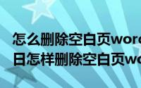 怎么删除空白页word2019（2024年06月15日怎样删除空白页word）