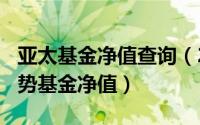 亚太基金净值查询（2024年06月16日亚太优势基金净值）