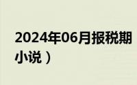 2024年06月报税期（2024年06月17日黑欲小说）