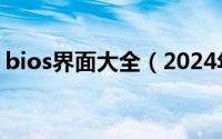 bios界面大全（2024年06月20日bios界面）