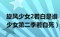 旋风少女2若白是谁（2024年06月21日旋风少女第二季若白死）