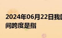 2024年06月22日我国社会主义初级阶段的时间跨度是指