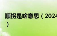 顺拐是啥意思（2024年06月25日顺拐啥意思）