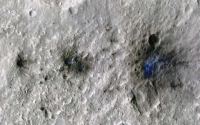 新类型的火星揭示了每日的陨石撞击