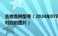 吉他各种型号（2024年07月04日想知道吉他的种类名称和对应的图片）